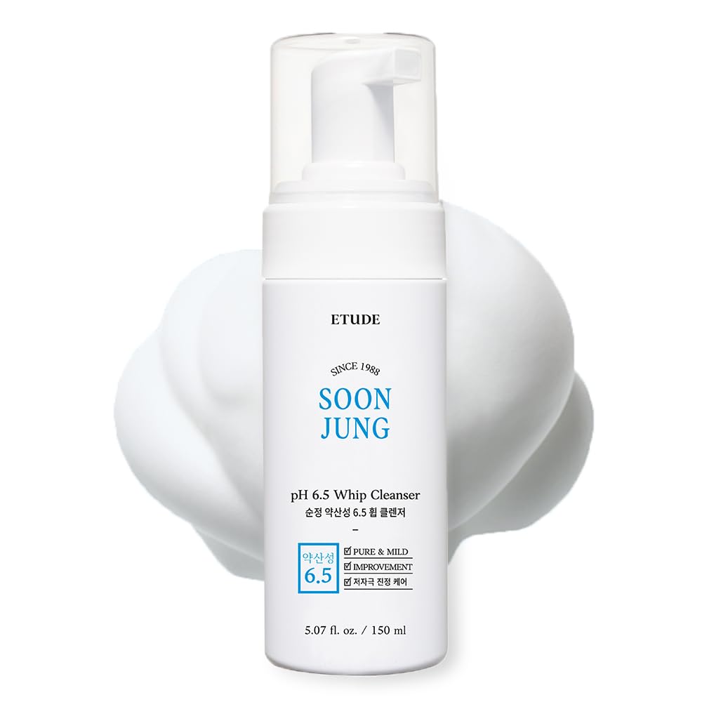 Etude Soon Jung pH 6.5 Whip Cleanser 150ml