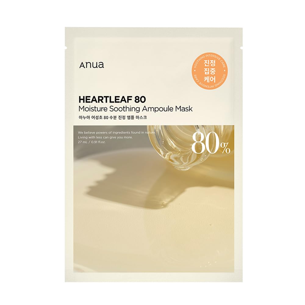 Anua Heartleaf 80 Moisture Soothing Ampoule Mask 1EA