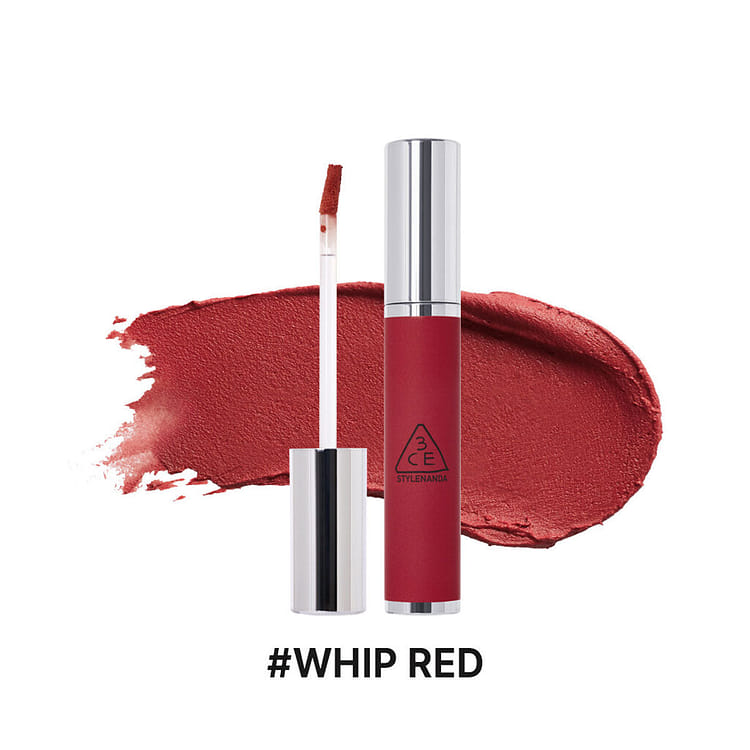 3CE Hazy Lip Clay #Whip Red