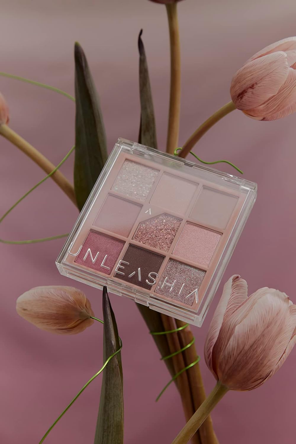 Unleashia Glitterpedia Eye Palette #05 All Of Dusty Rose