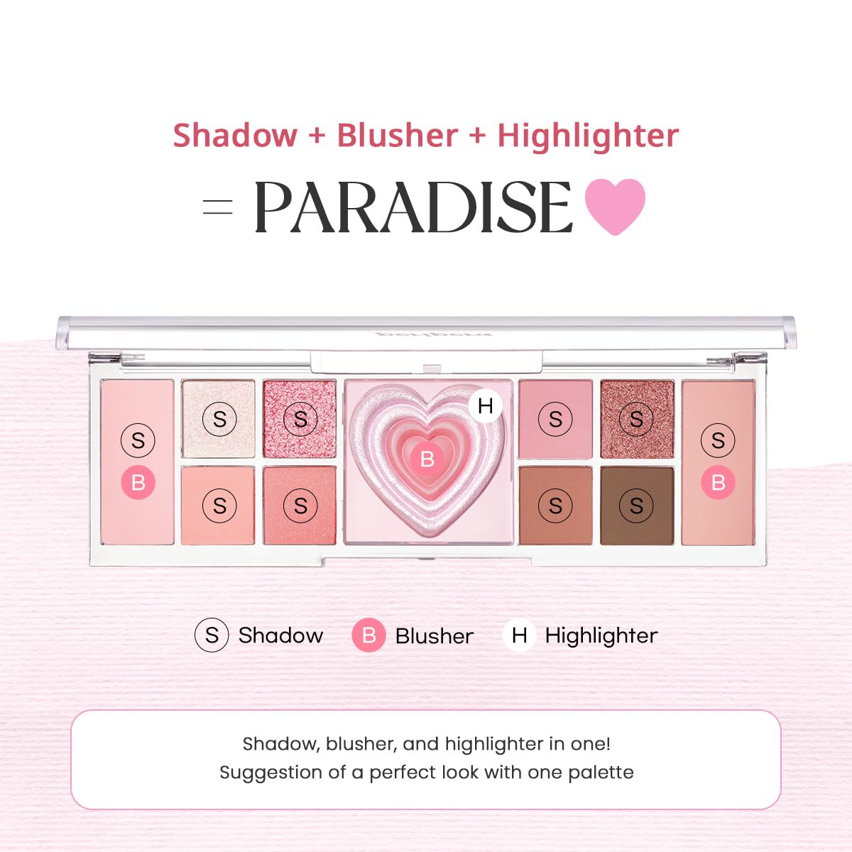 Peripera All Take Mood Like Palette #01 Prestige Pink
