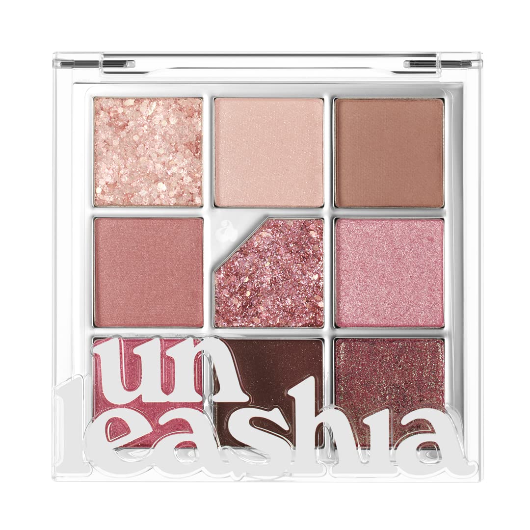 Unleashia Glitterpedia Eye Palette #05 All Of Dusty Rose