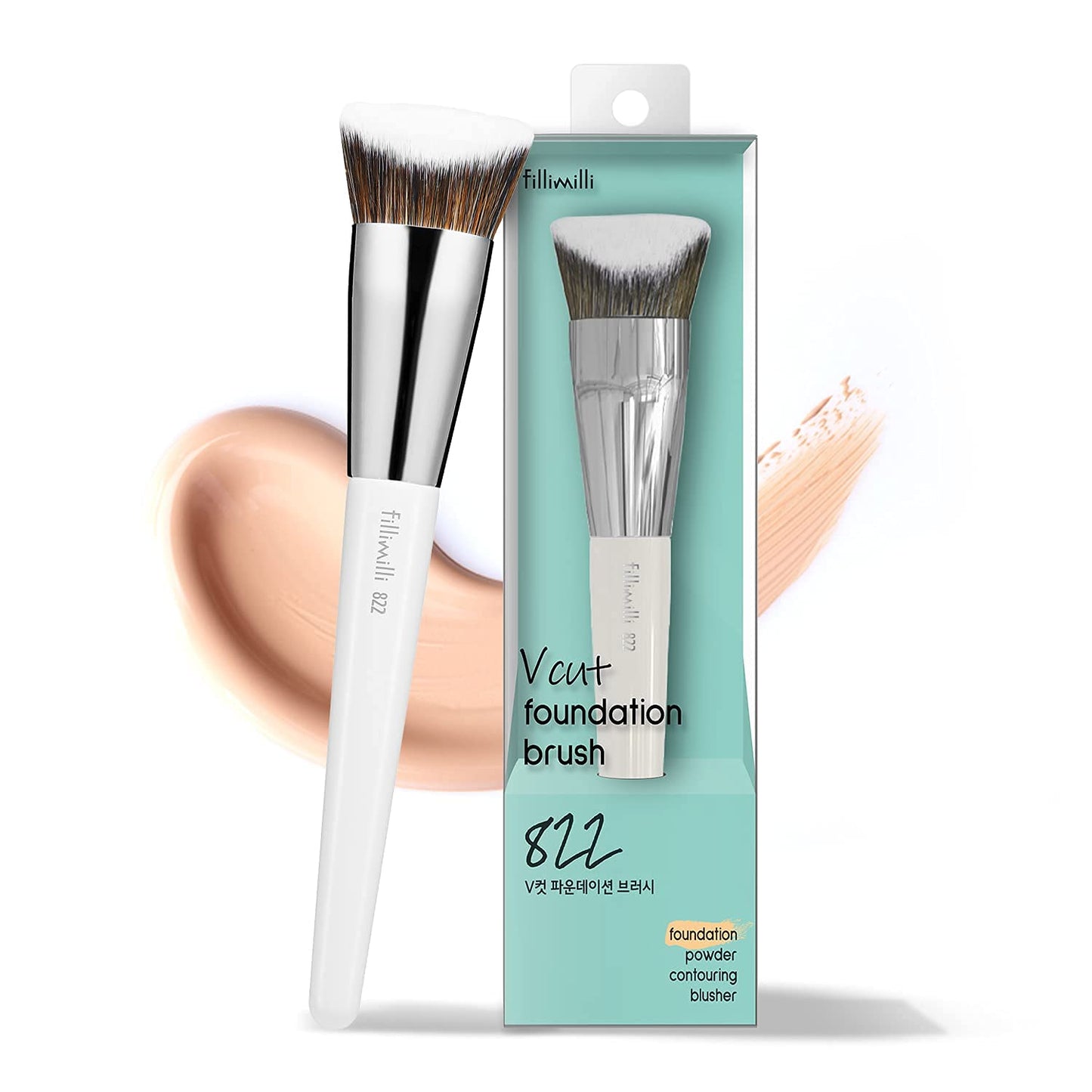 Fillimilli V Cut Foundation Brush 822