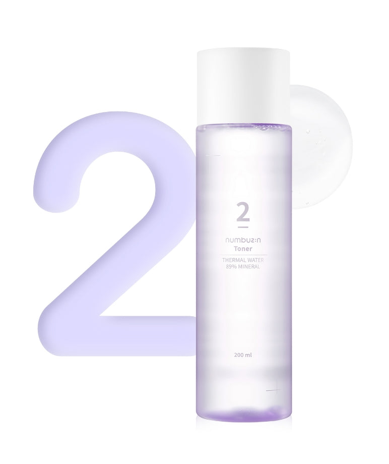 Numbuzin No.2 Thermal Water 89% Mineral Toner 200ml