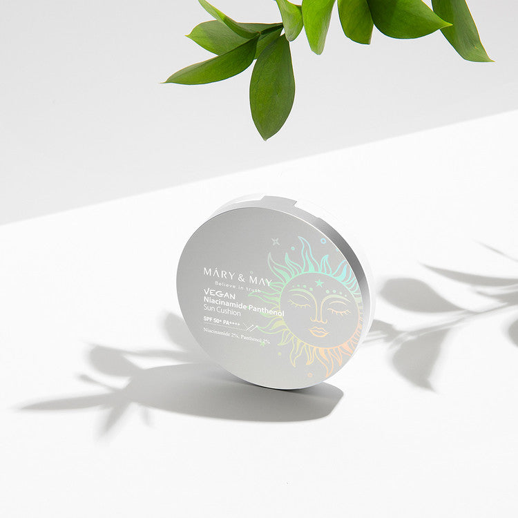 Mary & May Vegan Niacinamide Panthenol Sun Cushion SPF50+ PA++++ 25g