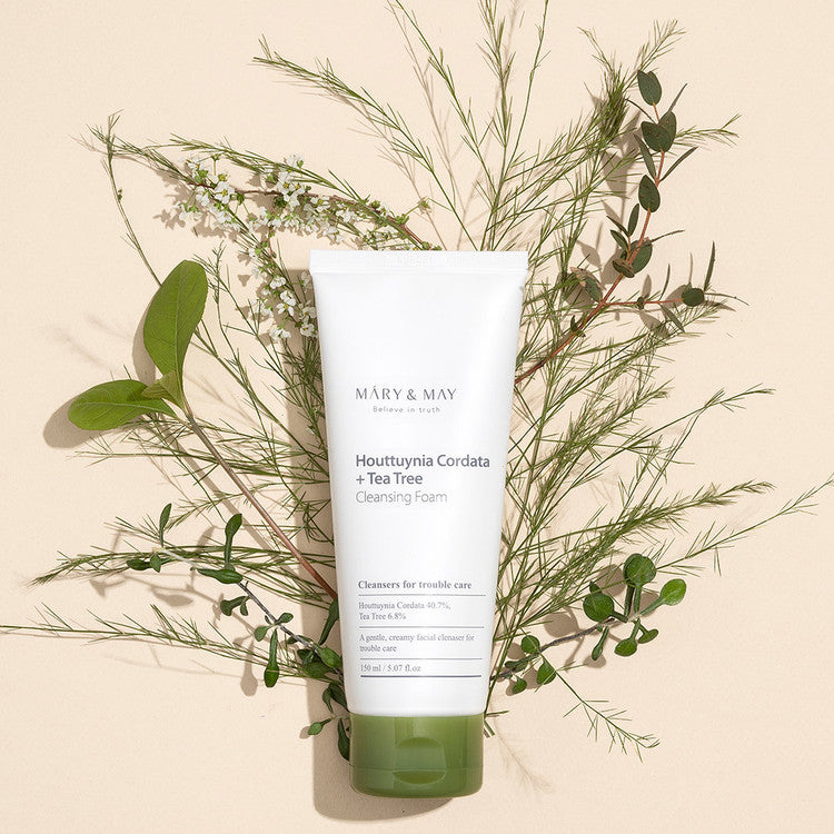 Mary & May Houttuynia Cordata + Tea Tree Cleansing Foam 150ml