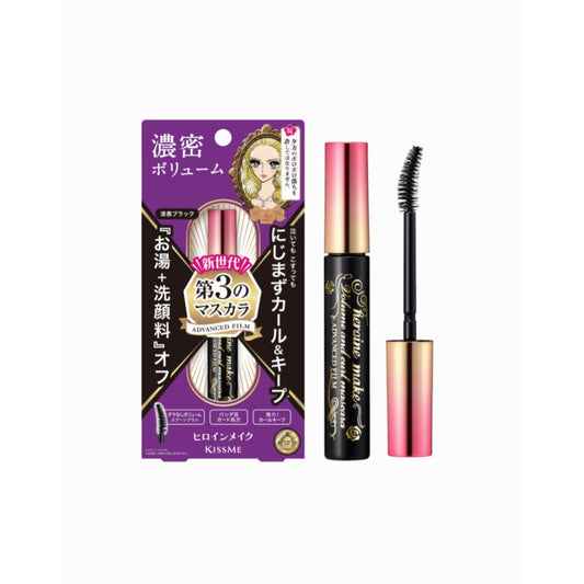 ISEHAN Kiss Me Heroine Make Volume & Curl Mascara Advanced Film #01 Black