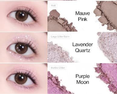 Unleashia Glitterpedia Eye Palette #04 All Of The Lavender Fog