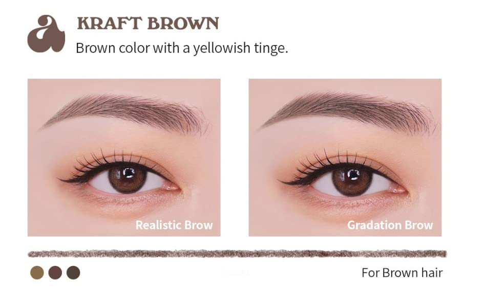 Unleashia Shaper Defining Eyebrow Pencil #2 Kraft Brown