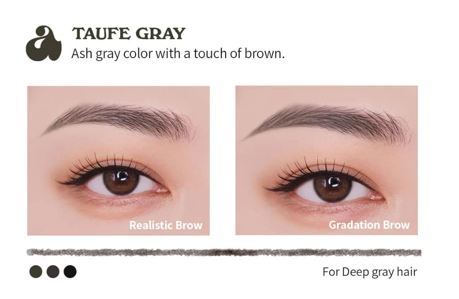 Unleashia Shaper Defining Eyebrow Pencil #3 Taupe Gray
