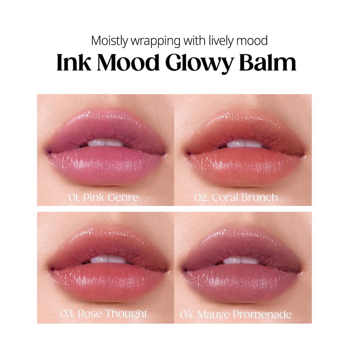 Peripera Ink Mood Glowy Balm #01 Pink Genre