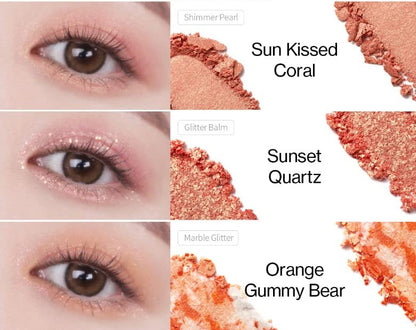 Unleashia Glitterpedia Eye Palette #06 All Of Citrus