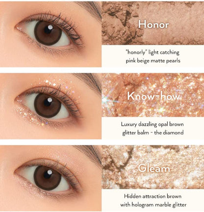Unleashia Glitterpedia Eye Palette #02 All Of Brown