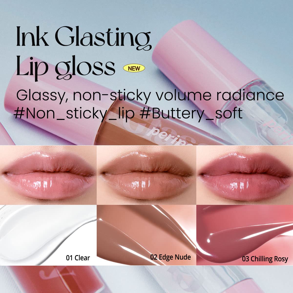 Peripera Ink Glasting Lip Gloss #01 Clear