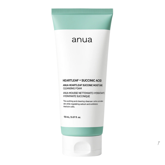 Anua Heartleaf Succinic Moisture Cleansing Foam
