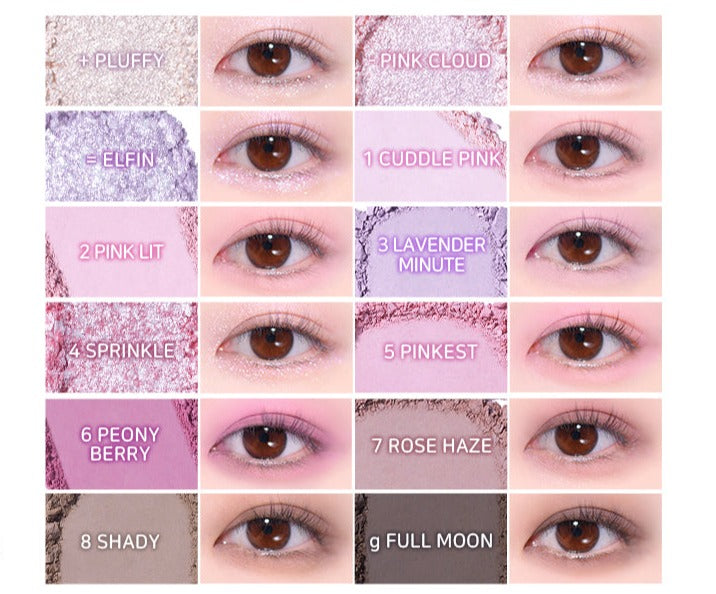 Colorgram Pin Point Eyeshadow Palette #03 Pink+Lavender