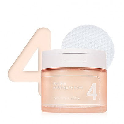 Numbuzin No.4 Pore Zero Peeled Egg Toner Pad 70EA