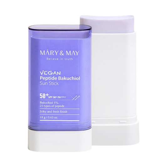 Mary & May Vegan Peptide Bakuchiol Sun Stick SPF50+ PA++++ 18g