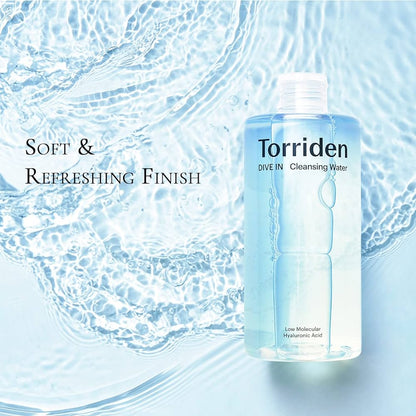 Torriden Dive In Low Molecular Hyaluronic Acid Cleansing Water 400ml
