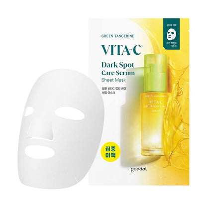 Goodal Green Tangerine Vita C Dark Spot Care Serum Sheet Mask 1EA