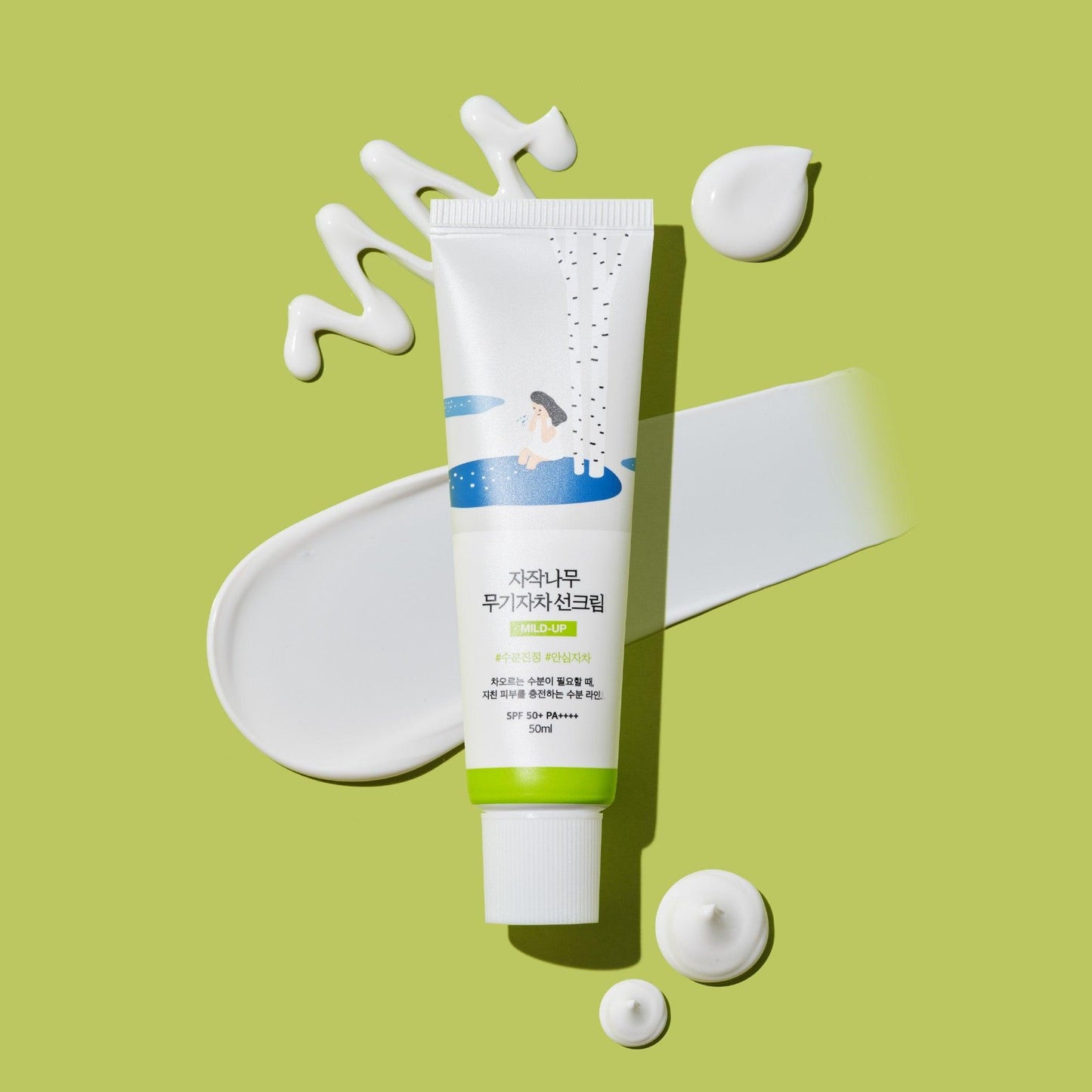 Round Lab Birch Moisturizing Mild Up Sunscreen